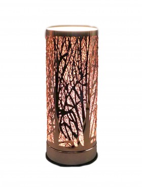 Branch Cut-out Cylinder Touch Lamp with Gift Box